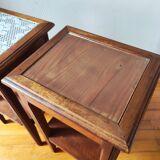 Pair of 1940/50 sofa end tables