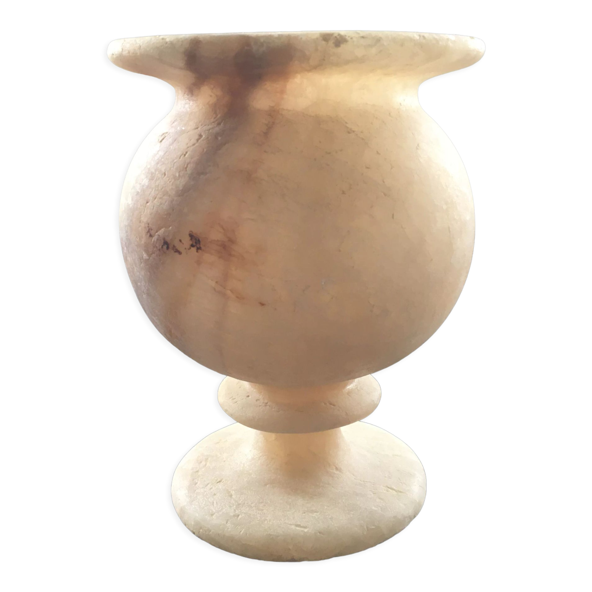 Medici style alabaster vase