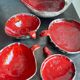 Ceramic set Arlette Roux Vallauris 1950s