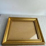 Glazed carved wooden frame