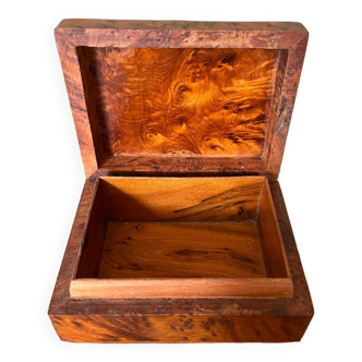 Rectangular wooden box