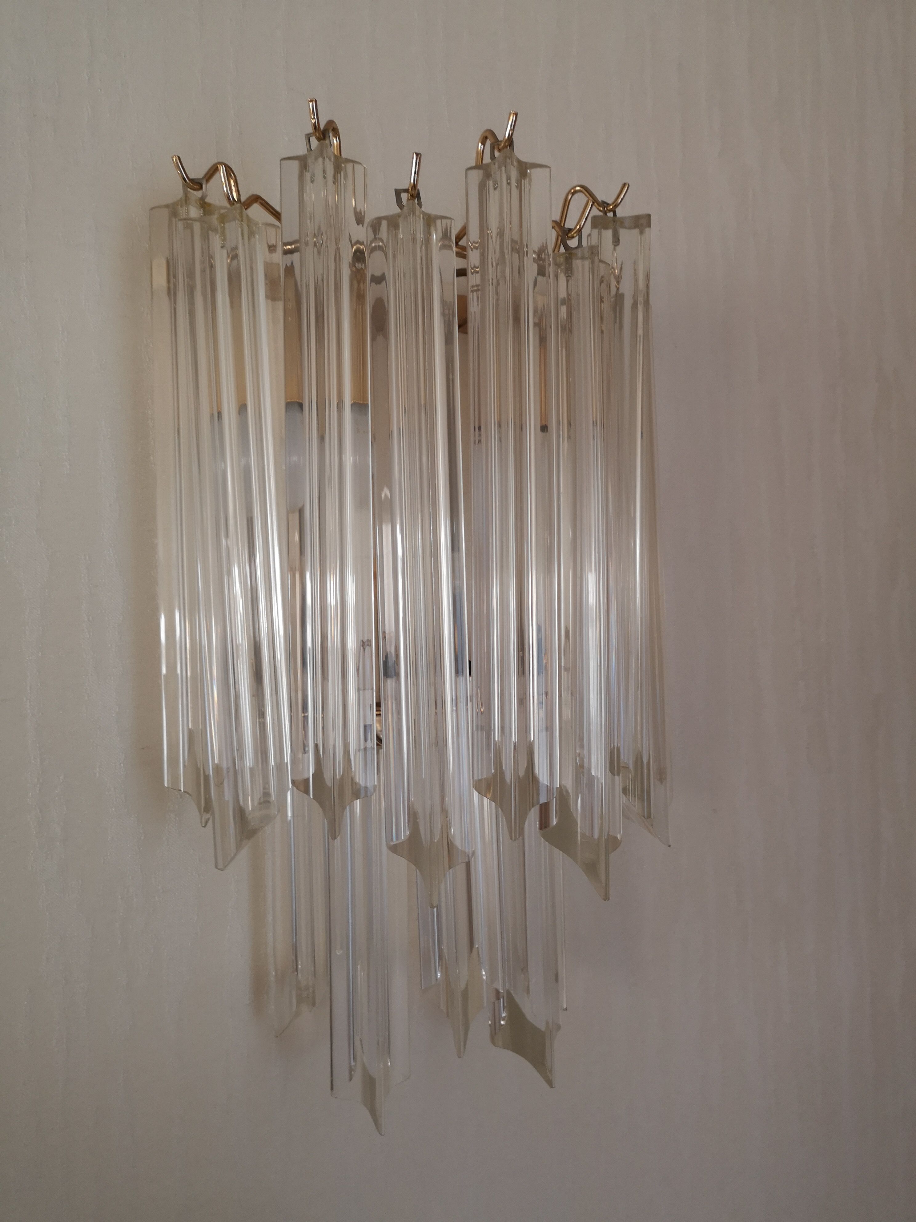 Pair of Venini wall lights