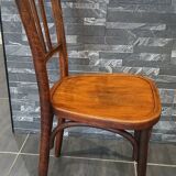Suite de 4 chaises de bistrot Baumann vintage