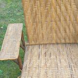 Rattan armchair