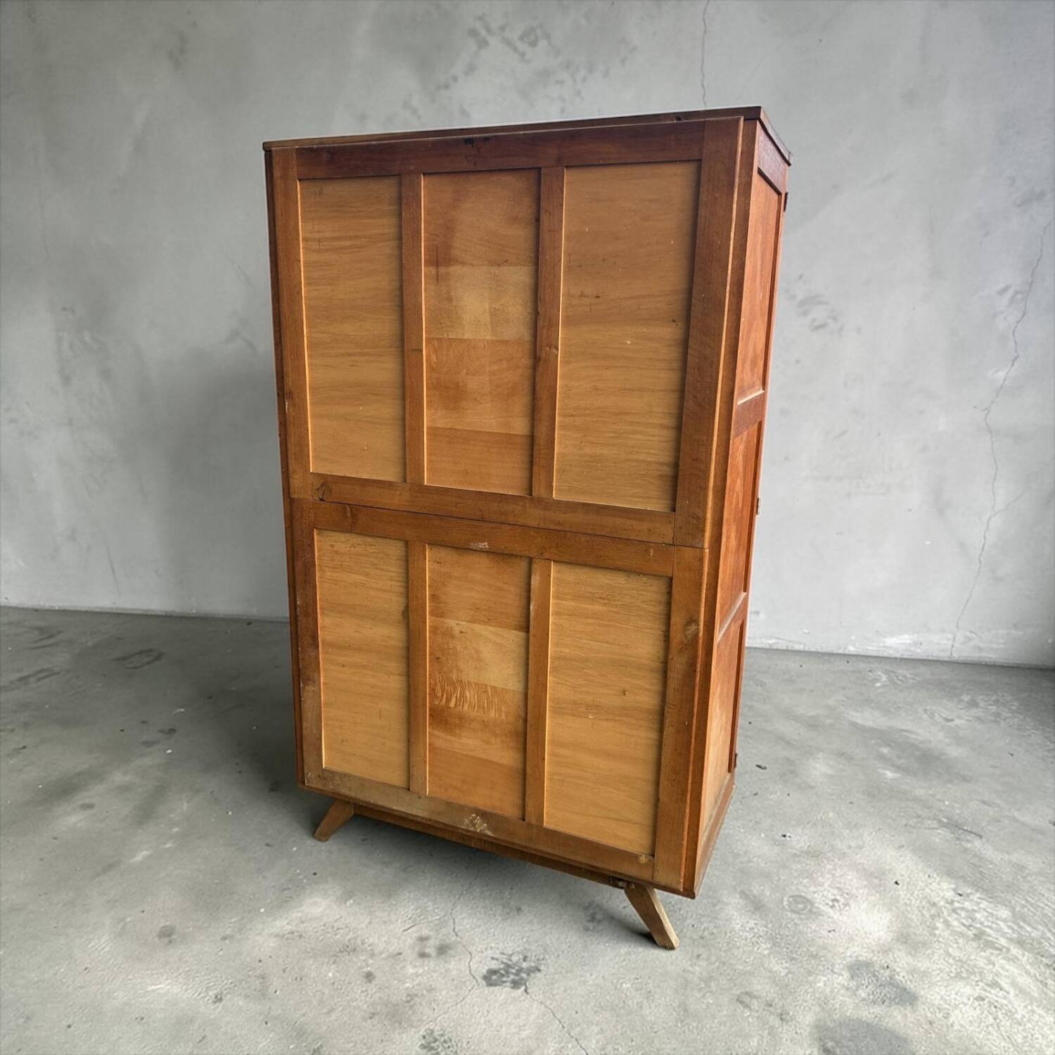 René Gabriel rare wardrobe from 1945-50, furniture from the reconstruction period.