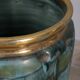 Large 1950s vintage decorated ceramic vase, Italian design