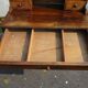Walnut Secretary Stepped XIXth century Louis Philippe
