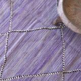 Purple Kilim Rug - 312 x 200 cm