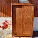 sliding door wardrobe, vintage, possible hanging space