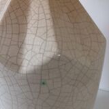 Art Deco cracked ceramic lamp