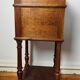 Side table, old antique bedside table