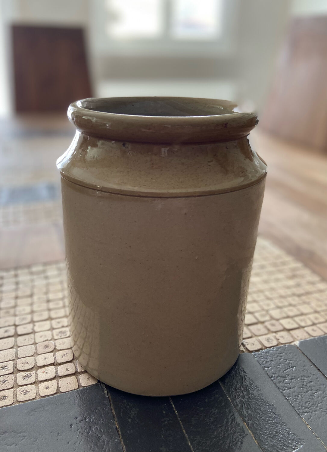 Old sandstone pot