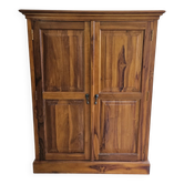Bookshelf storage furniture bibus shelves solid old teak wood