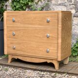 Commode art déco chêne brut