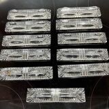 11 crystal knife holders