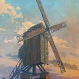 M.deschoot (1899/1971) oil on canvas "moulin de l'étendard" xx century