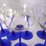 Blue balloon foot glasses