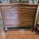 Old Louis XVI style oak headboard