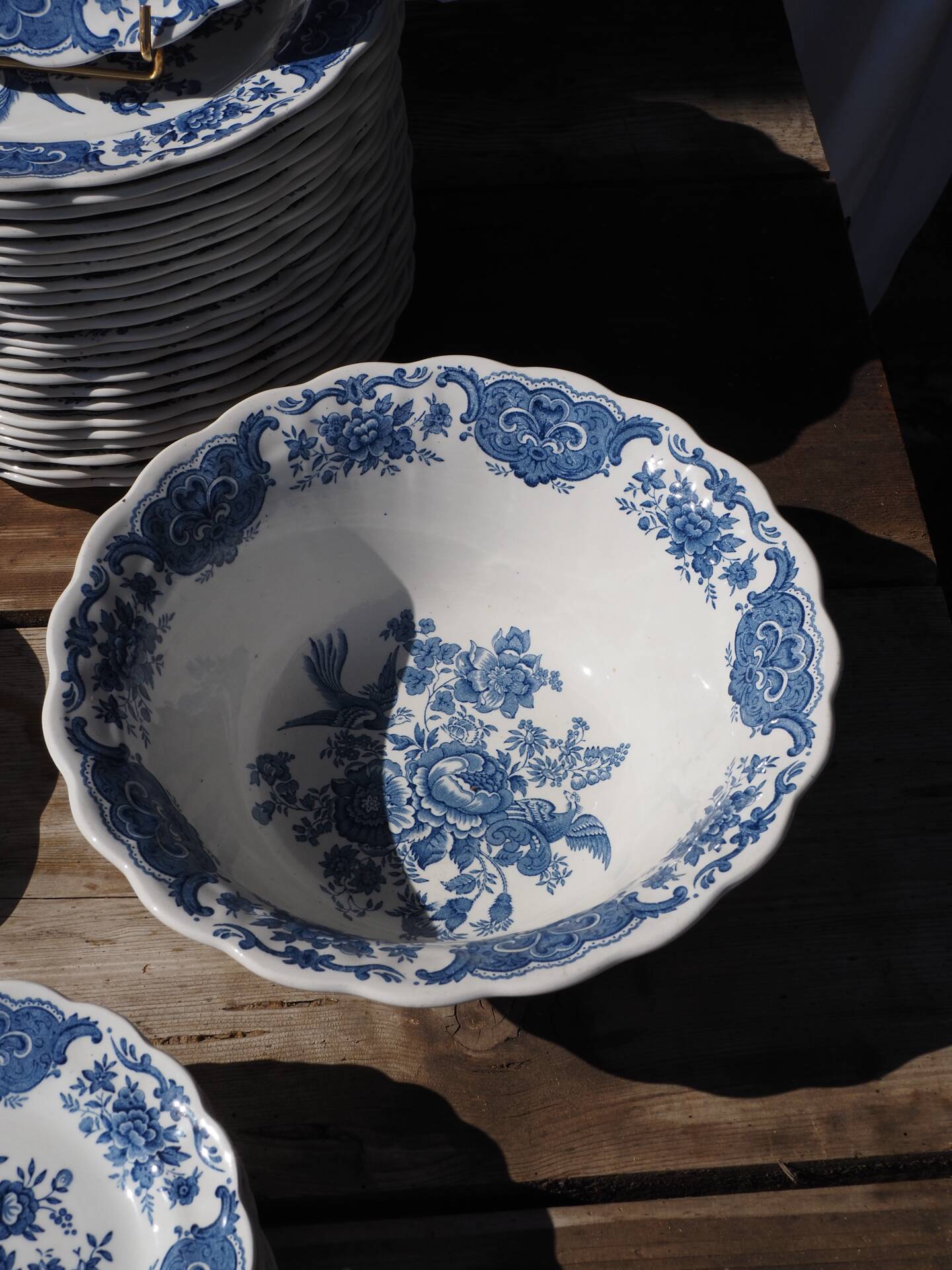 English porcelain service Ridway Staffordshire, 1980s