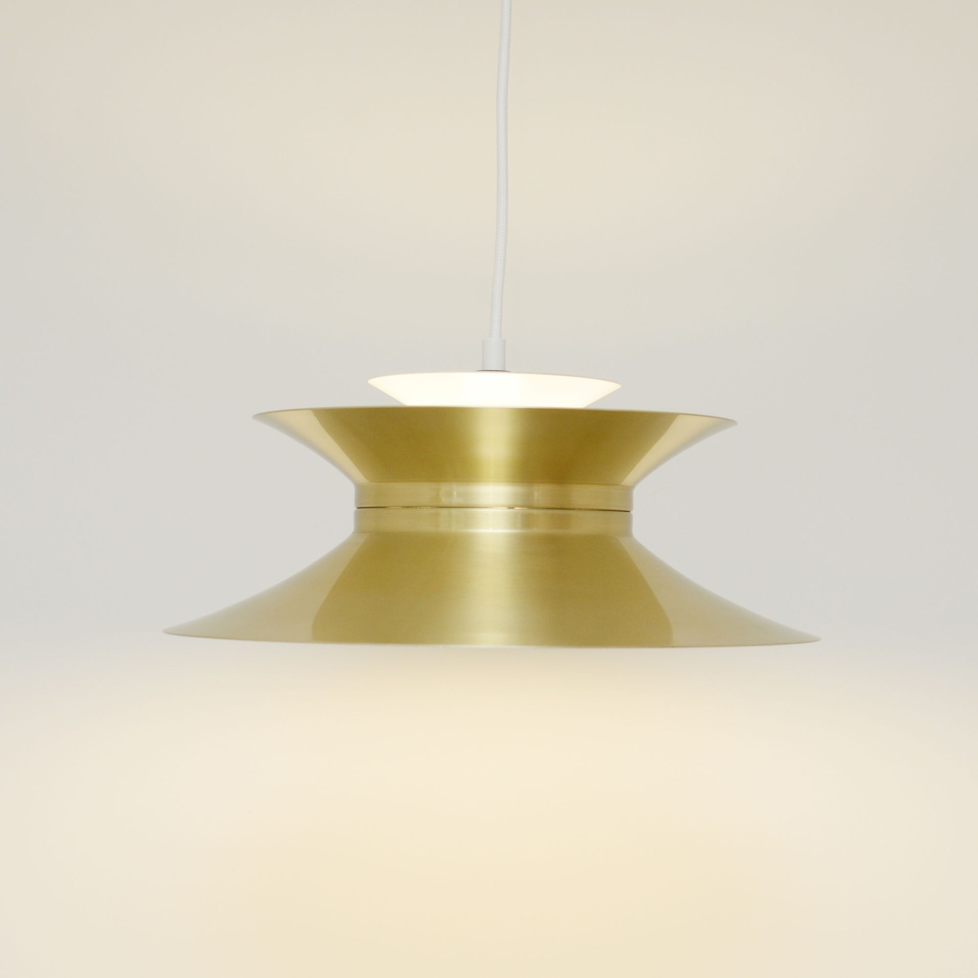 Golden Vitrika lamp, Denmark, 1970s