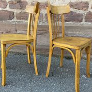 Pair of bistro chairs