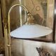 Italian lamp in brass and opaline sliding arm 67cm