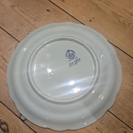 Decorative marine plate Delft - Petrus Regout