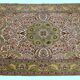 Pure silk Egyptian oriental carpet - : 1.50 X 2.20 meters. Handmade - silk on silk