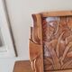 Plateau art déco bois sculpté