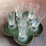 Series of 6 glasses