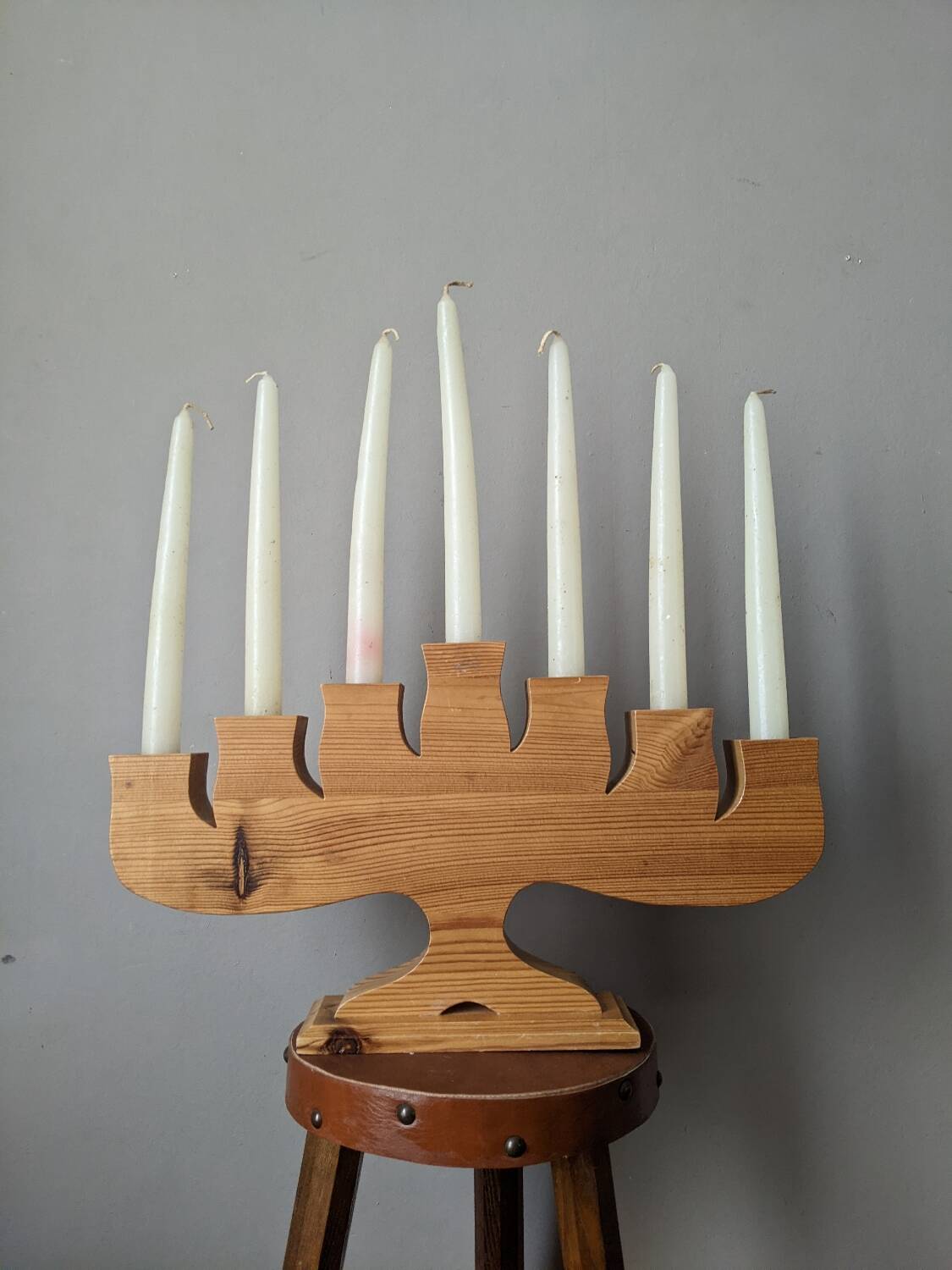 Chandelier vintage artisanal swedish