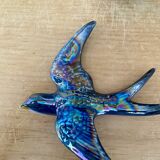 Set of 2 Vintage Ceramic Wall Swallows