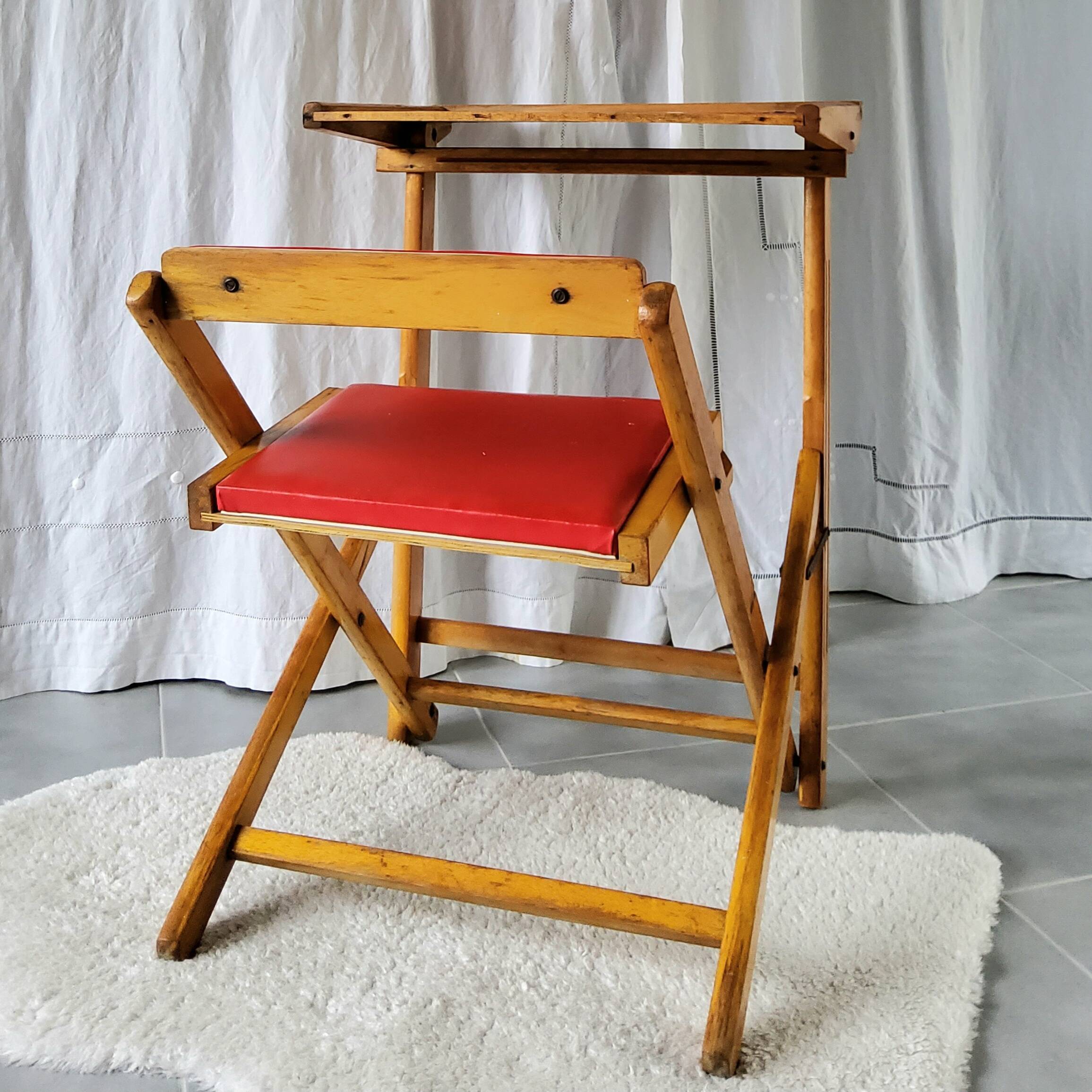 1950s folding school desk