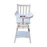 Baby chair high chair made of vintage wood