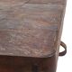 Table basse brutaliste par Adnet