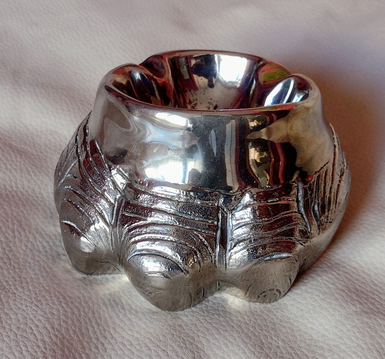 Mid century elephant foot ashtray