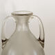 Opaque blown glass vase