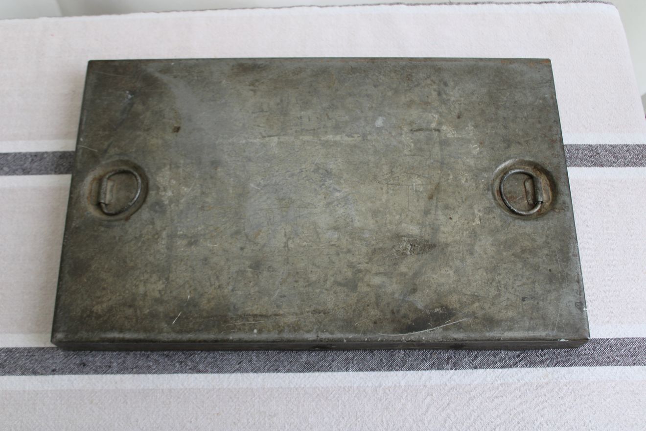 Old wooden military box