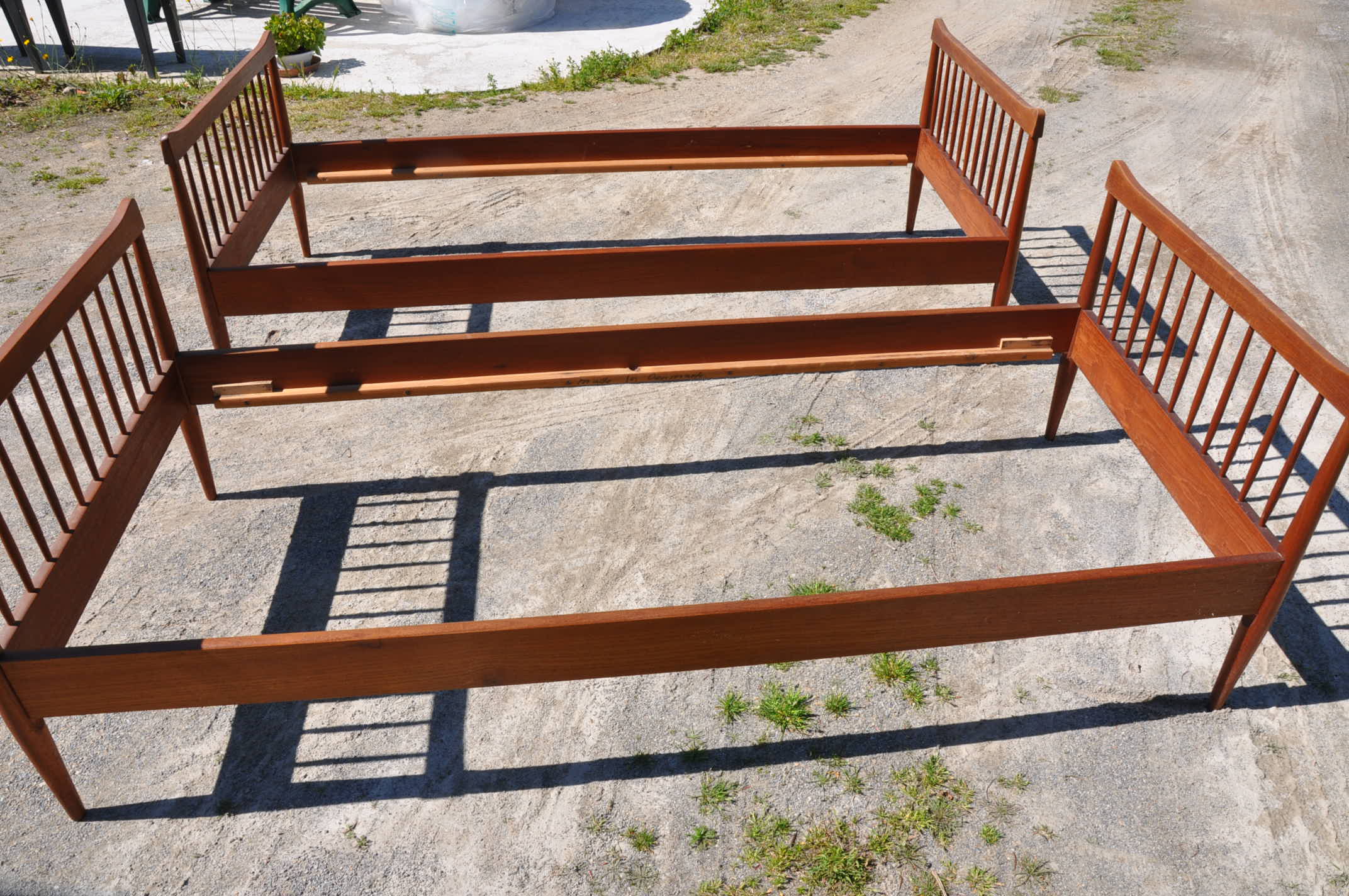 Pair of Scandinavian beds