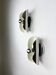 Pair of "folio" wall lights, space age, chromed metal, Italy, circa 1970s