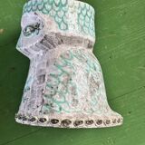 Glazed ceramic owl – Totem sculpture