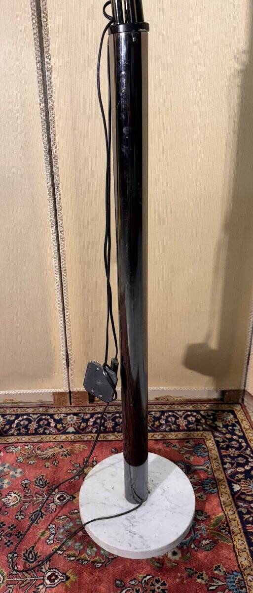 1990s design metal lamp with 5 light arms