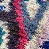 Vintage azilal berber carpet 75x160 cm