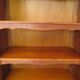 Beau bibus en merisier - 3 niveaux -Tablettes ajustables -Style Louis XV