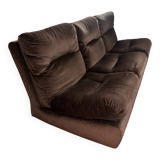 Albany canapé by Ligne Roset attributed to Michel Ducaroy – bison velvet – 1976