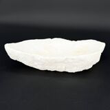 Organic catchall in natural white stone