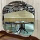 English hairdresser Art Deco walnut