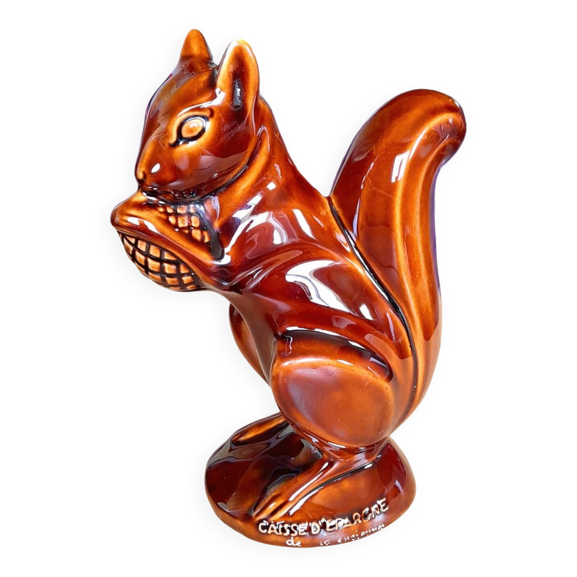 Advertising piggy bank squirrel savings bank