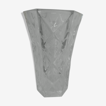 Vase en verre a etoiles