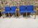 Set of 2 waiting room benches 1980s/90s